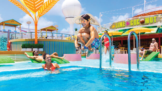 Бассейны на открытой палубе