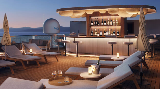 Бар на открытой палубе