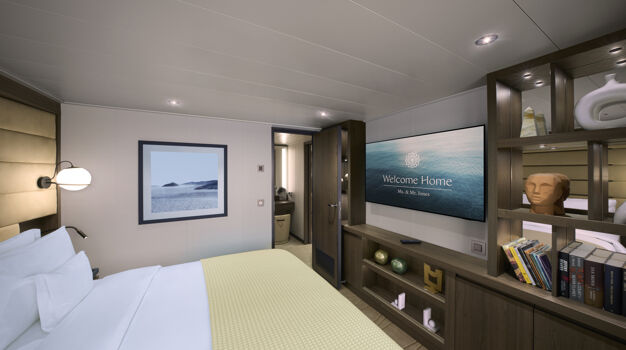 Спальня в каюте Cove Residence (CO1)