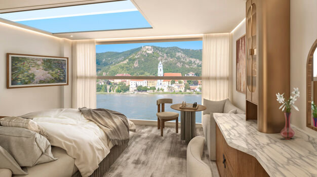 Каюта категории Сьют  с трансформирующимся окном-балконом - Skylight Infinite Balcony