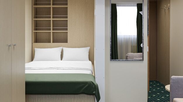 Однокомнатная каюта Полулюкс 3-х местный Б