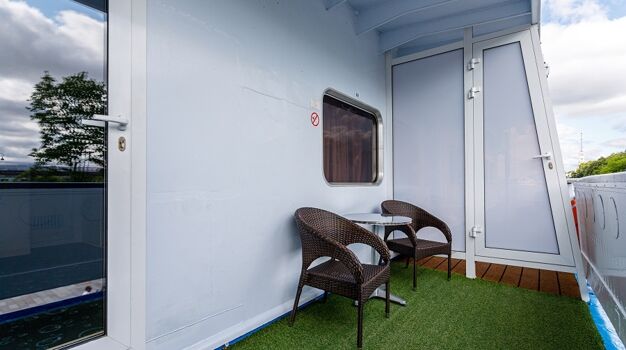 Балкон в каюте Полулюкс с балконом