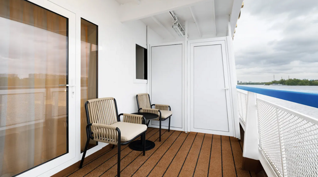Балкон в каюте с балконом