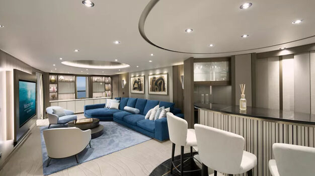 Гостиная в каюте Owner`s residence