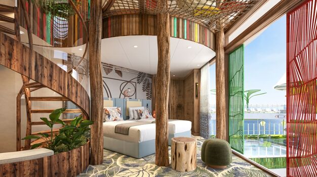 Трехуровневая каюта Ultimate Family Treehouse