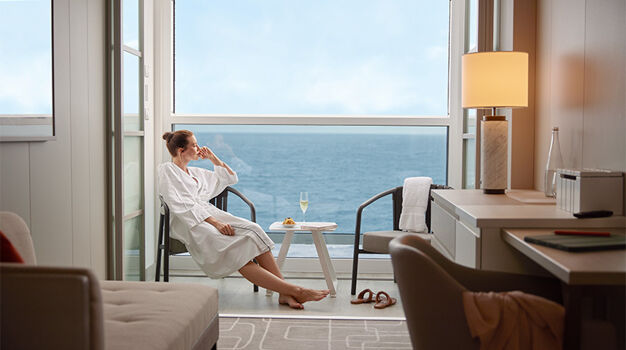 Каюта с трансформирующимся балконом Infinite Veranda