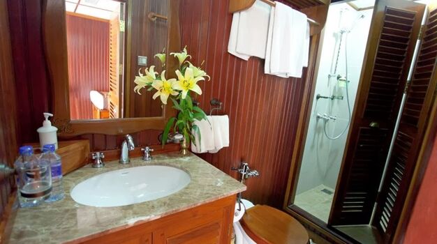 Ванная комната в каютах