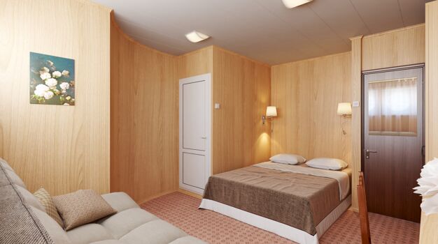 Каюта Полулюкс с иллюминаторами