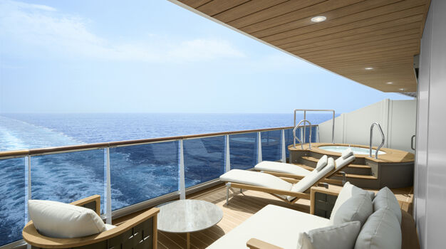 Терраса в каюте Serenity Residence (SR)