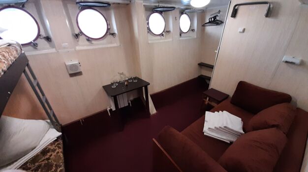 Каюта категории Бета со всеми удобствами