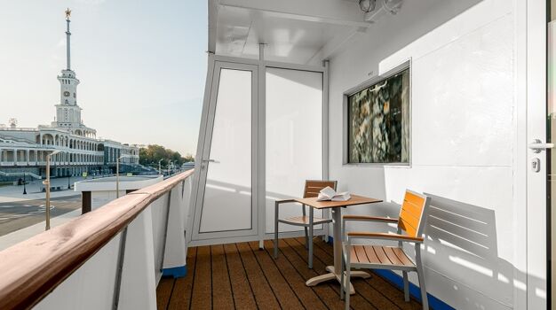 Балкон в каюте с балконом