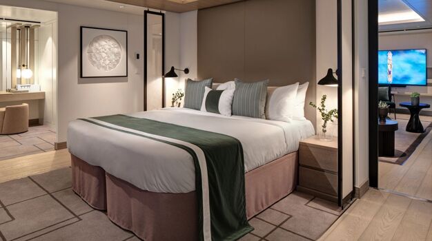 Спальня в каюте Penthouse