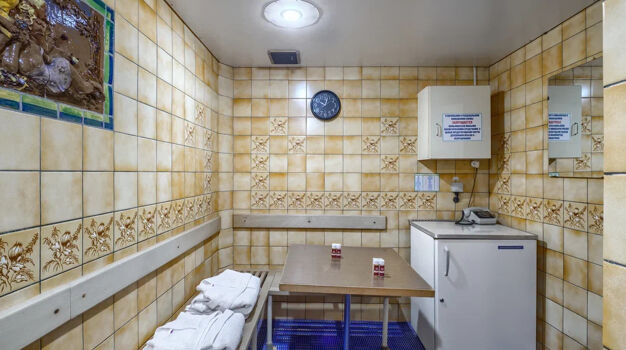 Зона отдыха в сауне