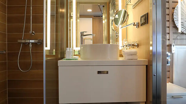 Ванная комната в каютах