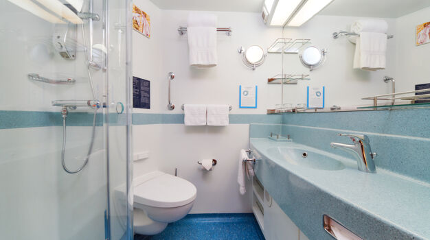 Ванная комната в каютах