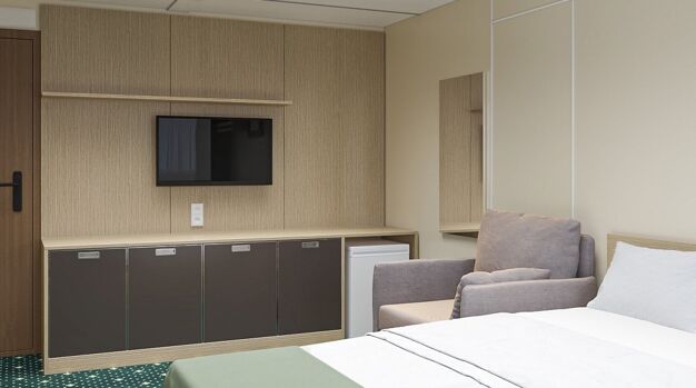 Двухкомнатная каюта Полулюкс А