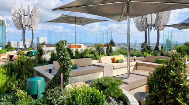 Сад на открытой палубе Rooftop Garden