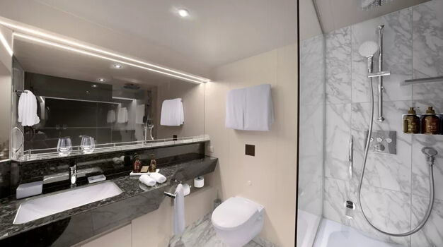 Ванная комната в стандартной каюте