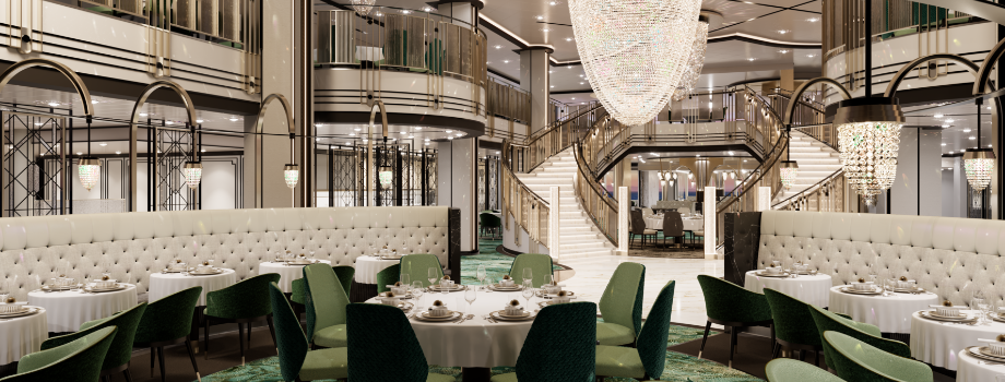 Основной ресторан на лайнере Adora Flora City