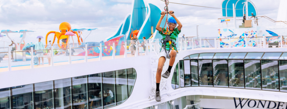 Zip Line на лайнере Wonder of the Seas