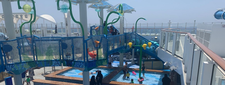 Детская водная зона на лайнере Aroya