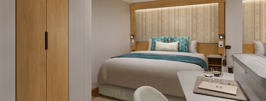 Внутренняя каюта на лайнере Aroya