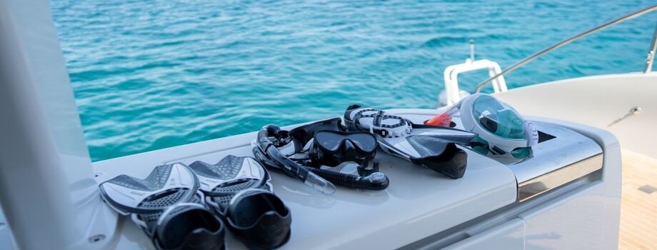 Принадлежности для снорклинга на Spirit of Ponant