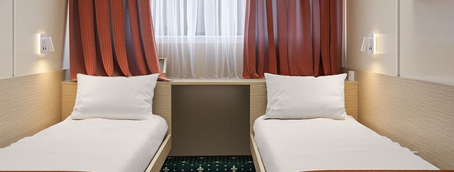 Двухместная одноярусная каюта