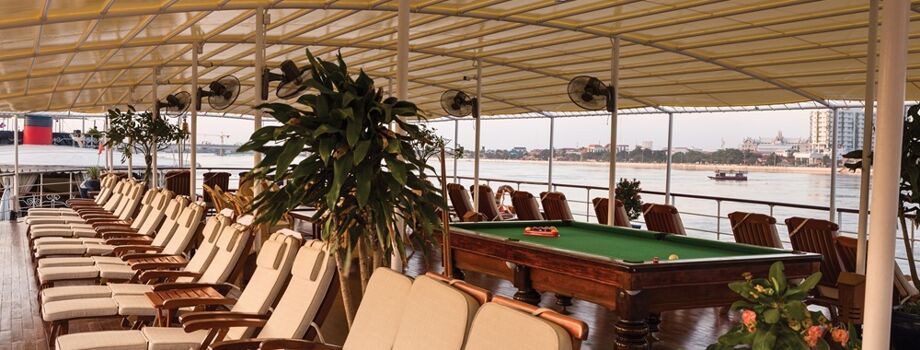 Бильярд на открытой палубе