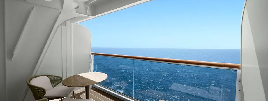 Терраса в каюте Ocean Grand terrace suite
