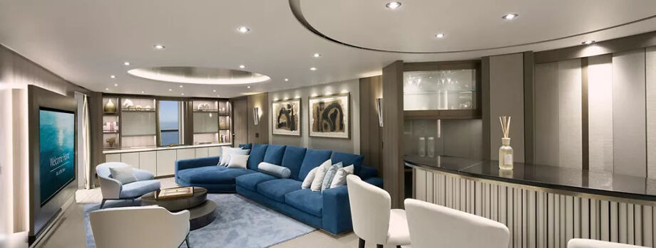 Гостиная в каюте Owner`s residence