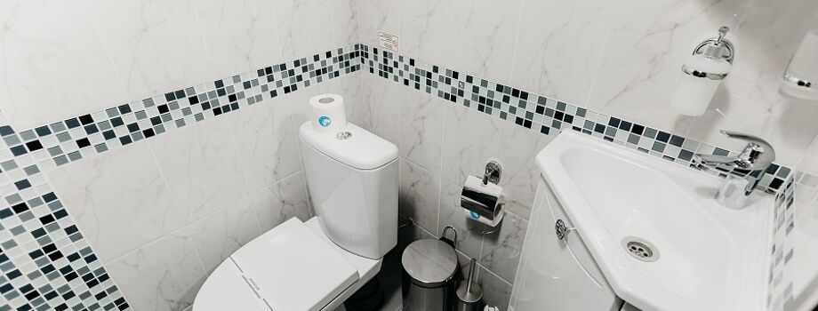 Ванная комната в каюте Комфорт