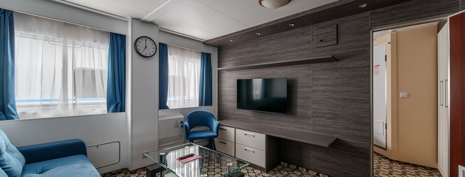 Гостиная в каюте Люкс