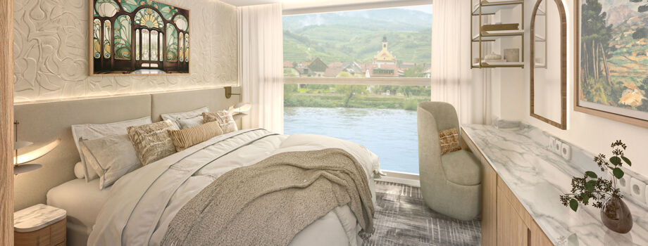 Каюта с трансформирующимся окном-балконом категории Infinite Balcony