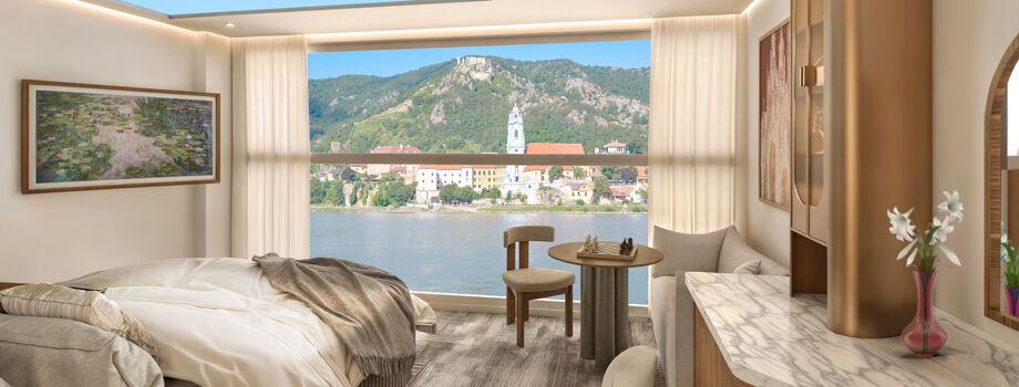 Каюта категории Сьют  с трансформирующимся окном-балконом - Skylight Infinite Balcony