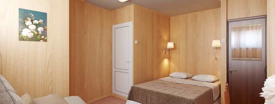 Каюта Полулюкс с иллюминаторами