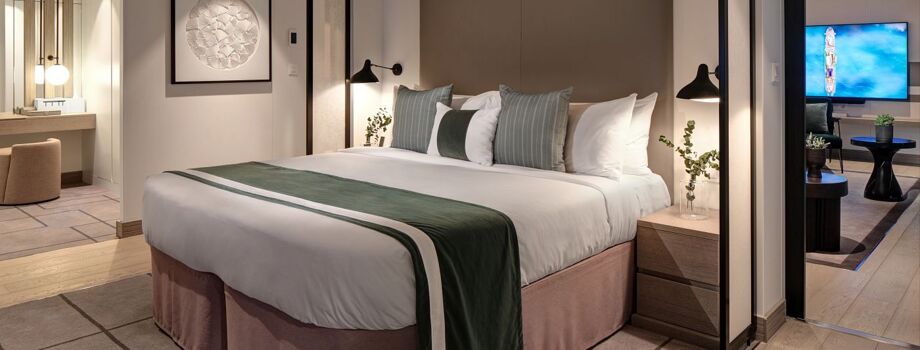 Спальня в каюте Penthouse