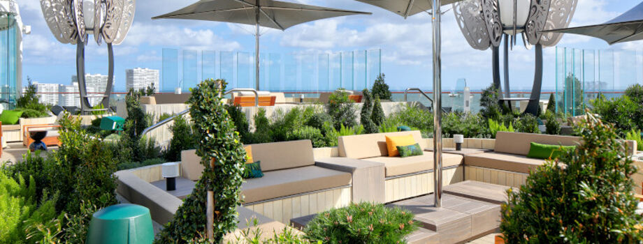 Сад на открытой палубе Rooftop Garden