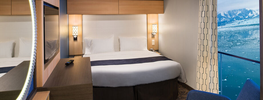 Внутренняя каюта с виртуальным экраном