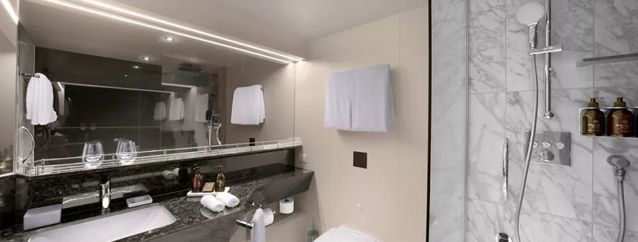 Ванная комната в стандартной каюте