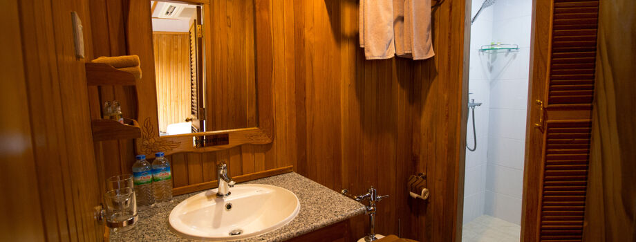 Ванная комната в каютах