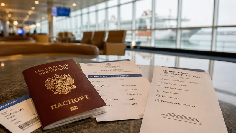 Загранпаспорт и документы для круиза из Шанхая