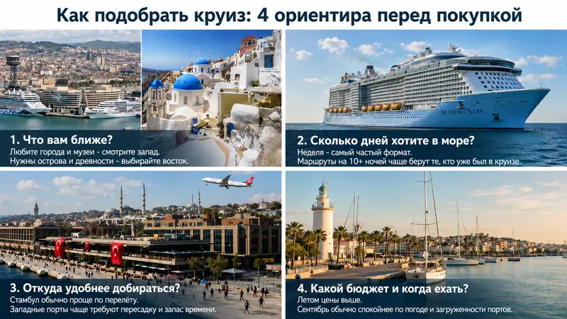 Как выбрать круиз по Средиземному морю