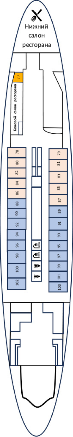 Схема палубы