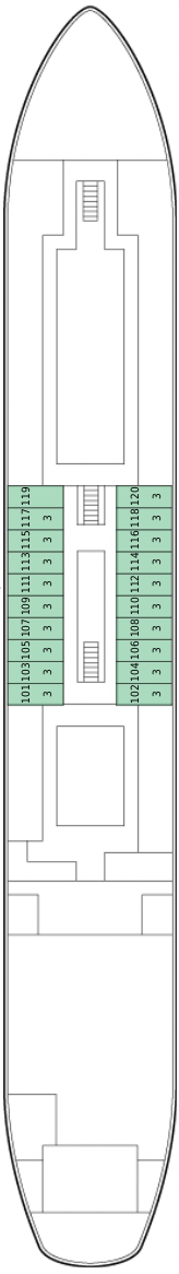 Схема палубы