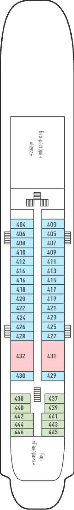 Схема палубы