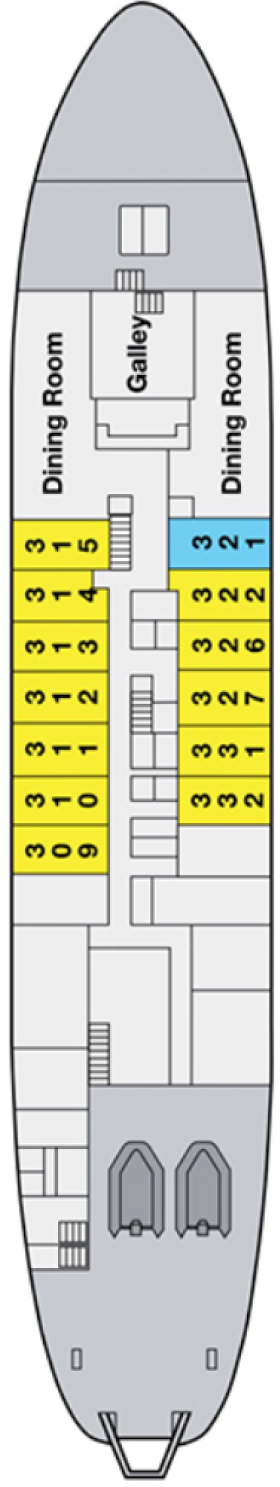 Схема палубы