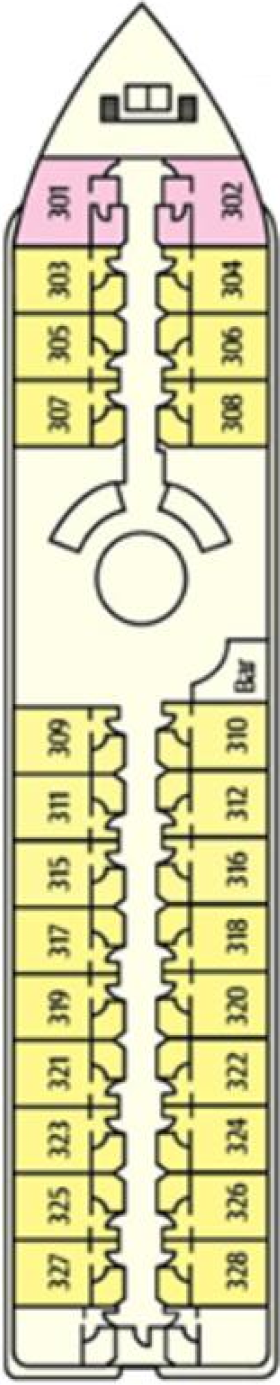 Схема палубы