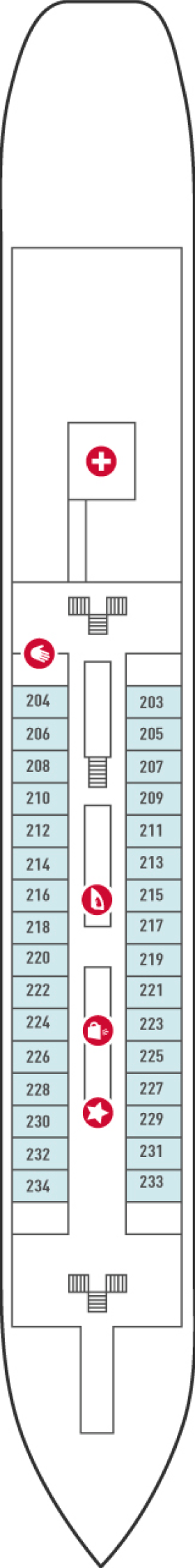 Схема палубы