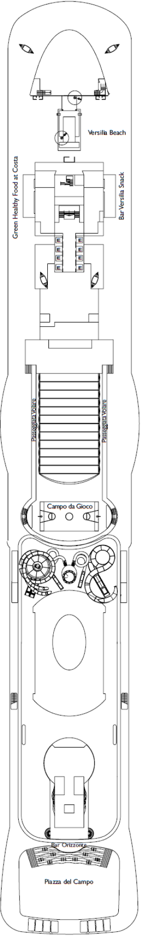 Схема палубы